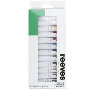 Acrylic Paint Set 12 x 12 ml.