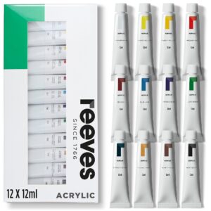 Acrylic Paint Set 12 x 12 ml.