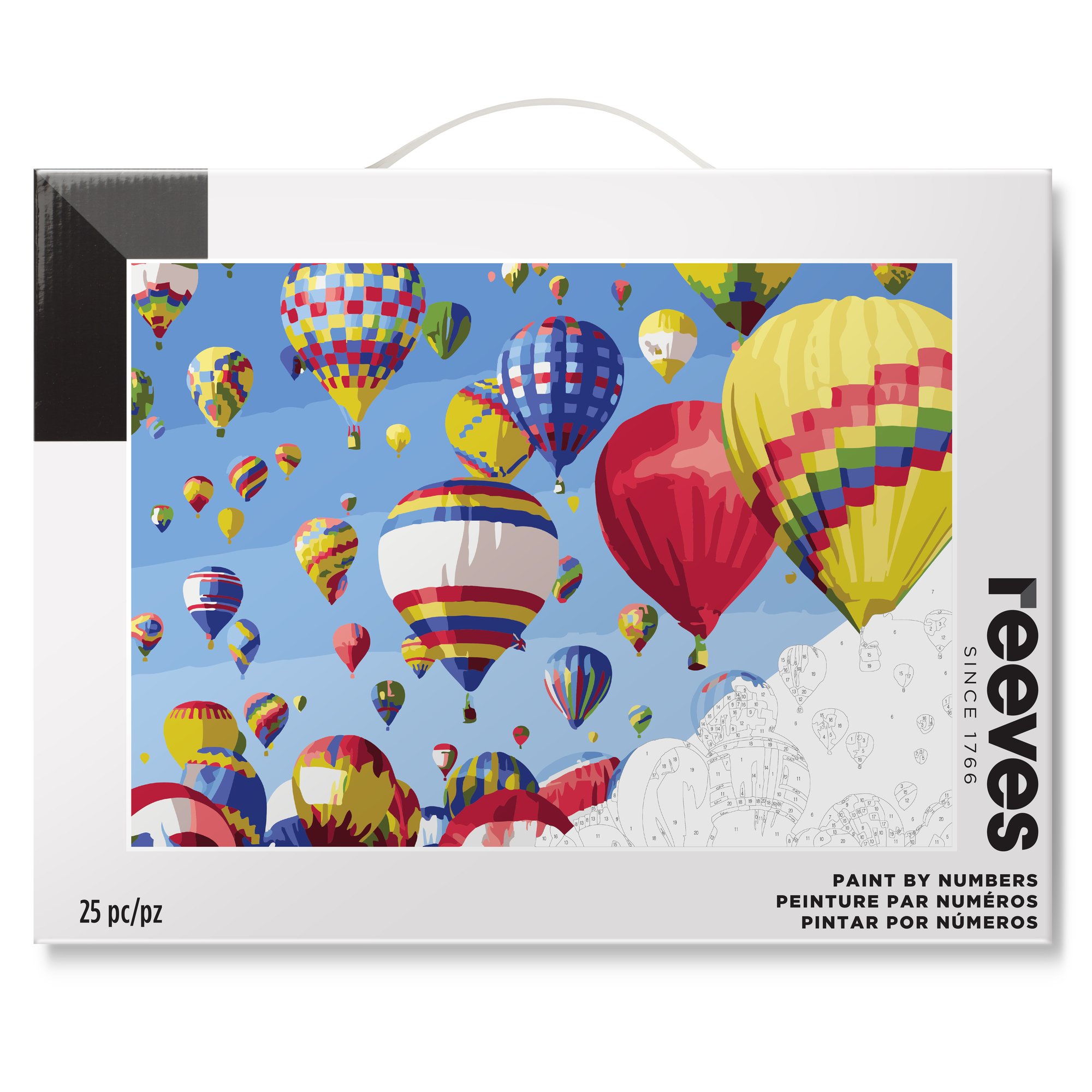 Paint by Numbers for Adults - Hot Air Balloons